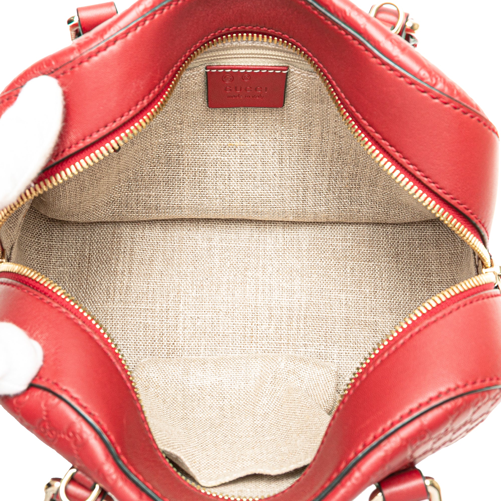 Small Microguccissima Bree Satchel - Image 4