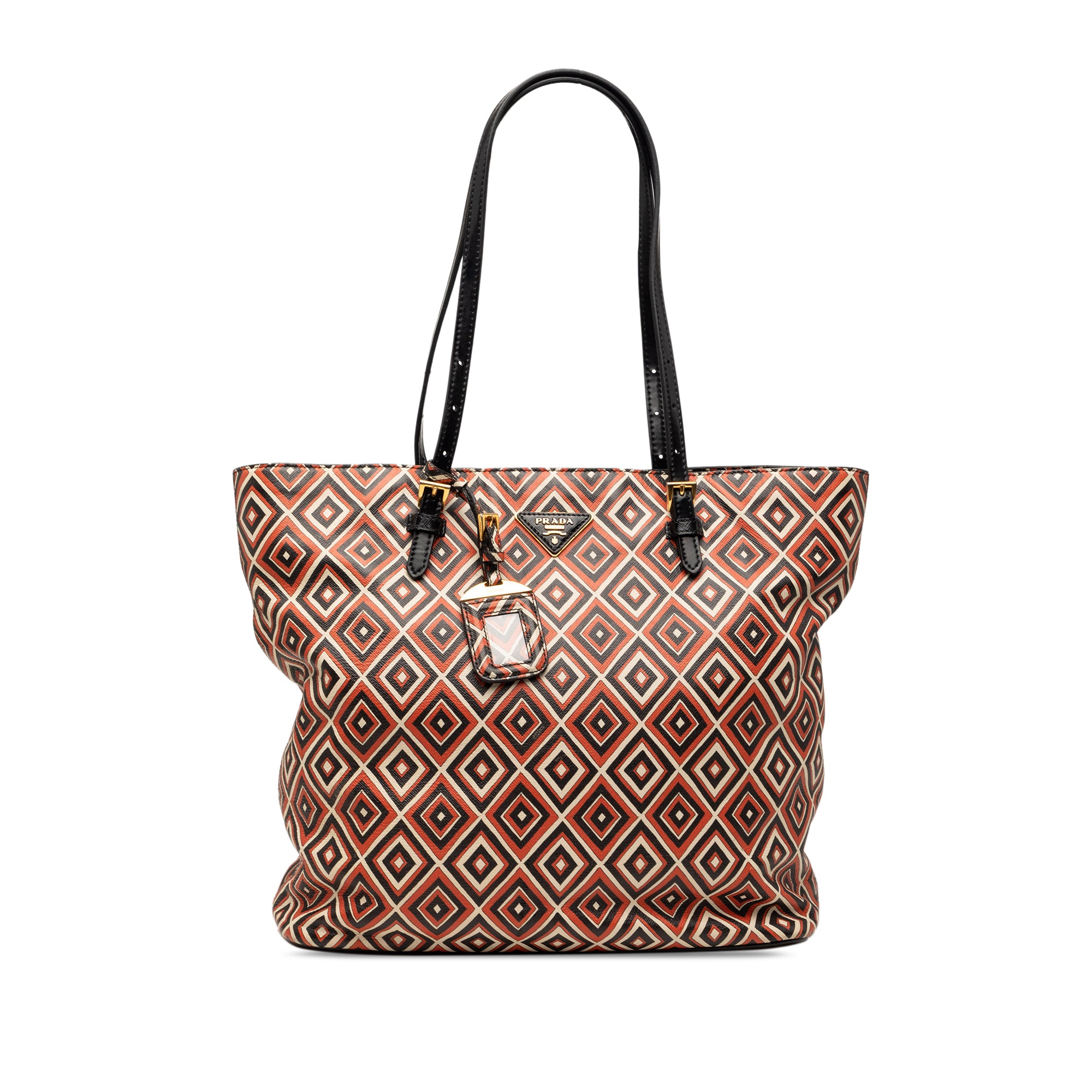 Saffiano Diamond Print Tote - Image 1