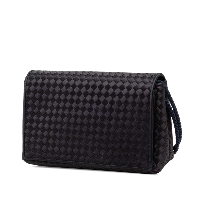 Satin Intrecciato Shoulder Bag - Image 2