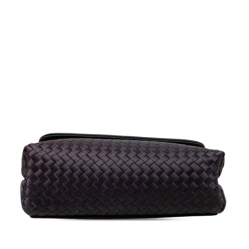 Satin Intrecciato Shoulder Bag - Image 3