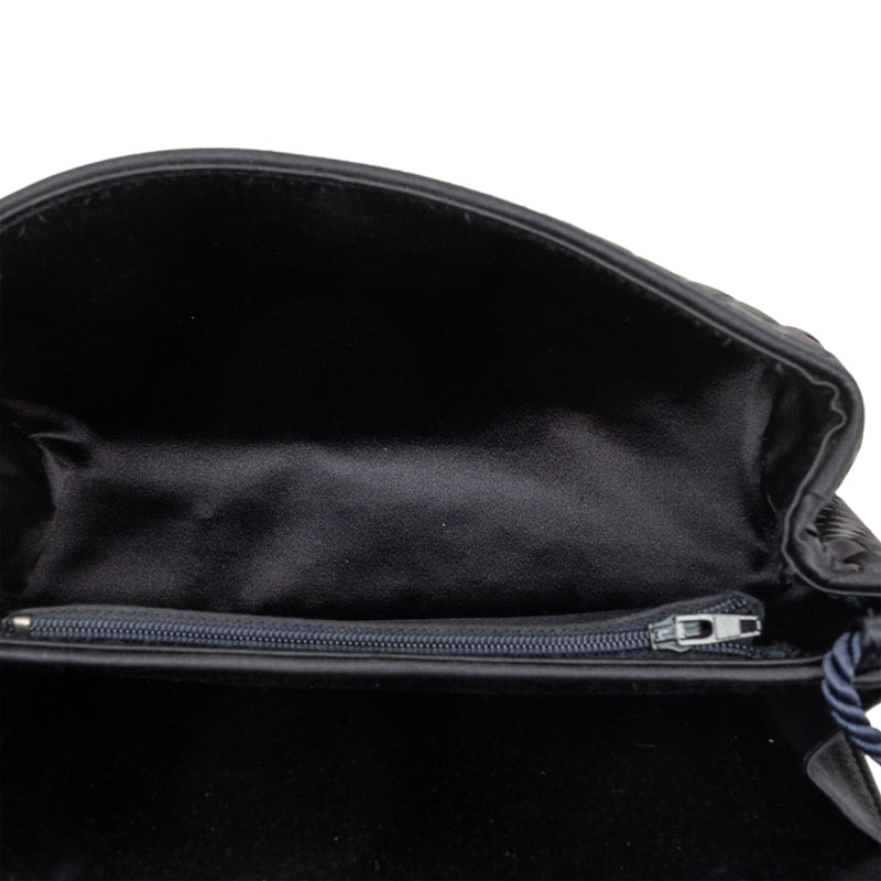 Satin Intrecciato Shoulder Bag - Image 4