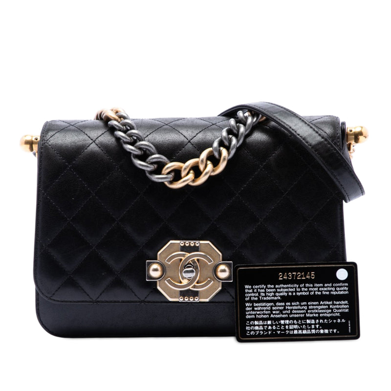 Paris Cosmopolite Medium Quilted Lambskin Ritz Flap - Image 7