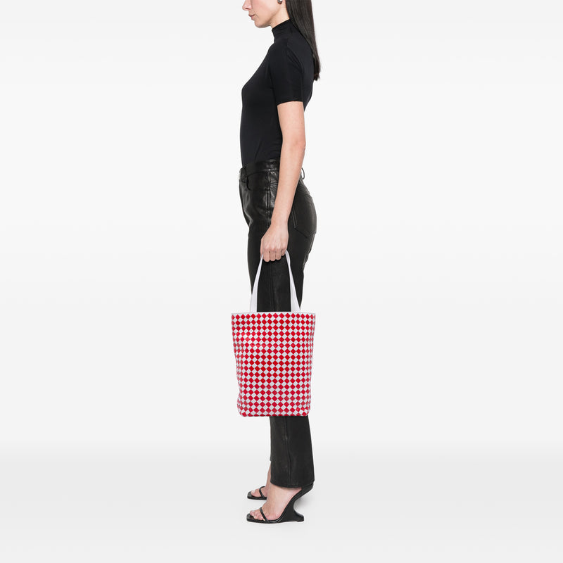 Nappa Intrecciato Check Avenue Tote - Image 12