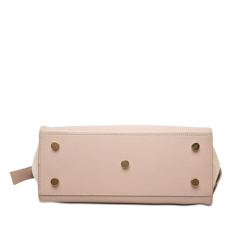 Baby Leather Monogram Downtown Cabas Satchel - Image 3