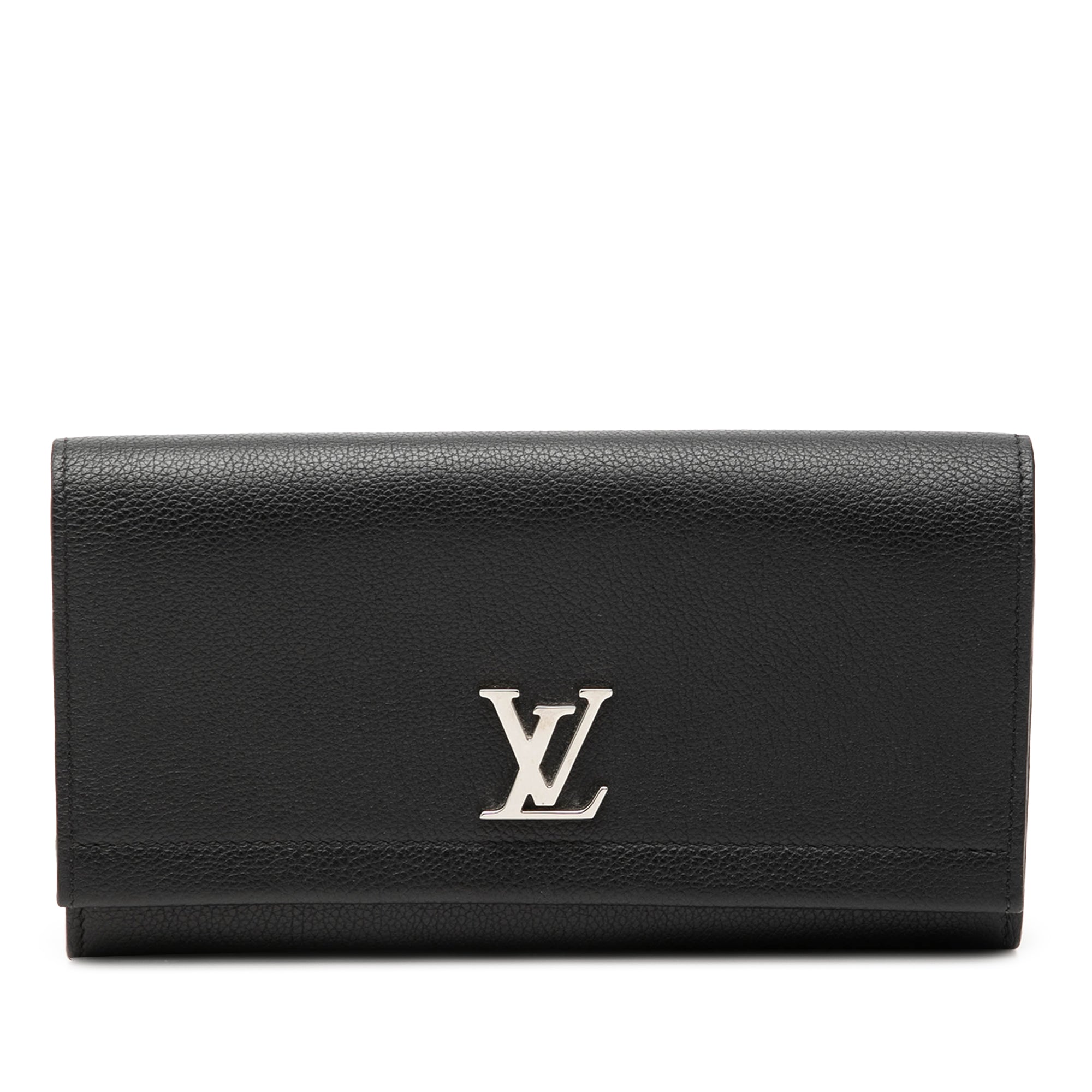 Leather Lockme II Long Wallet - Image 1