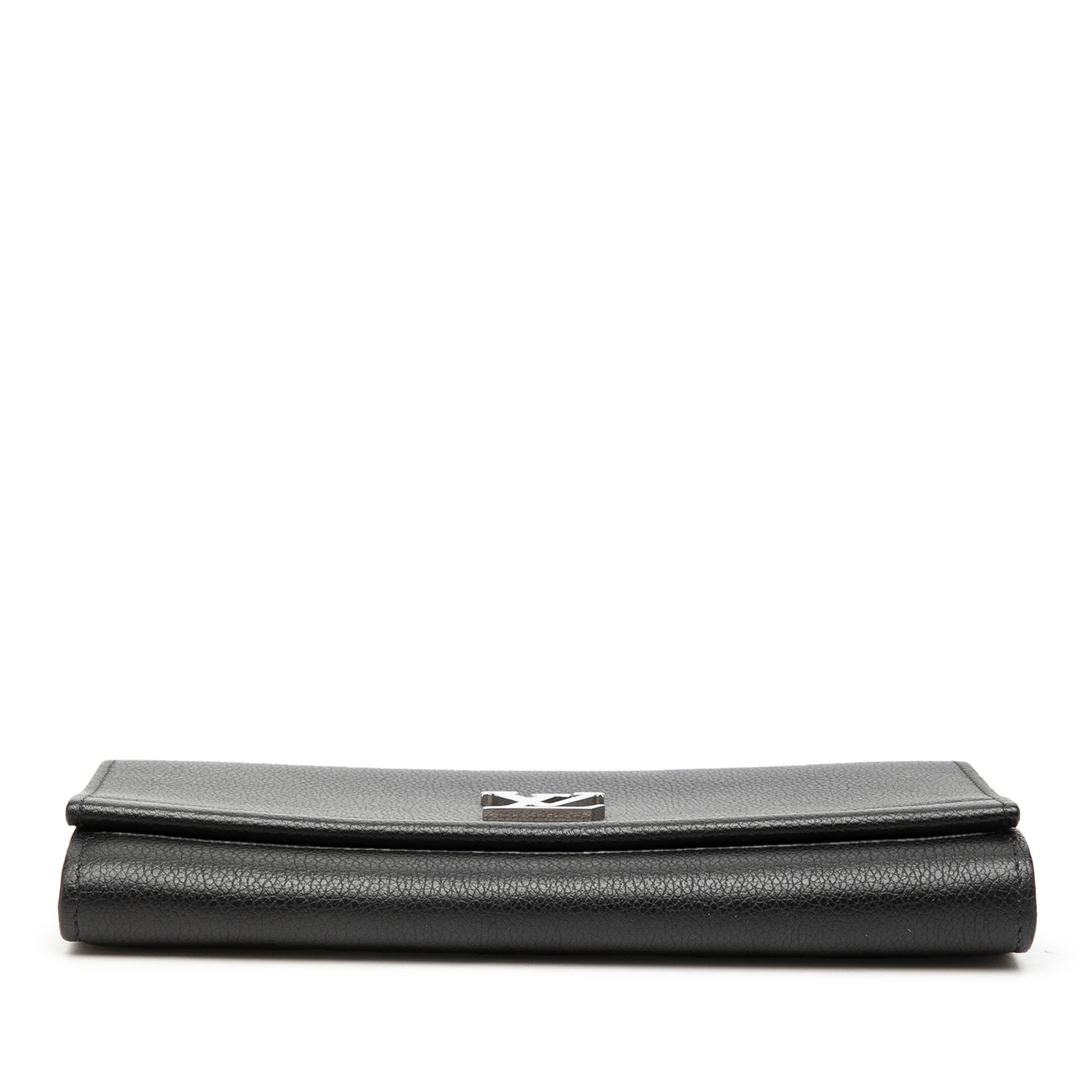 Leather Lockme II Long Wallet - Image 3