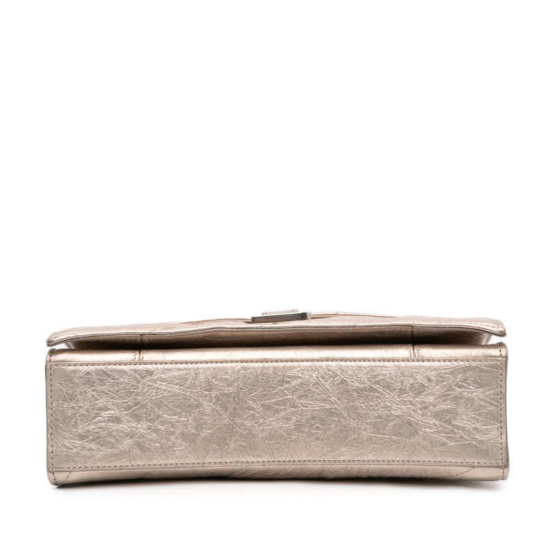 Small Metallic Calfskin Crush Chain Shoulder Bag - Image 3