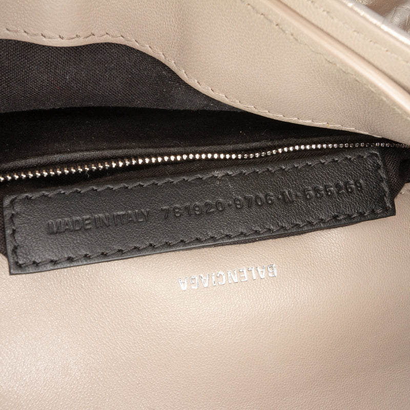 Small Metallic Calfskin Crush Chain Shoulder Bag - Image 5