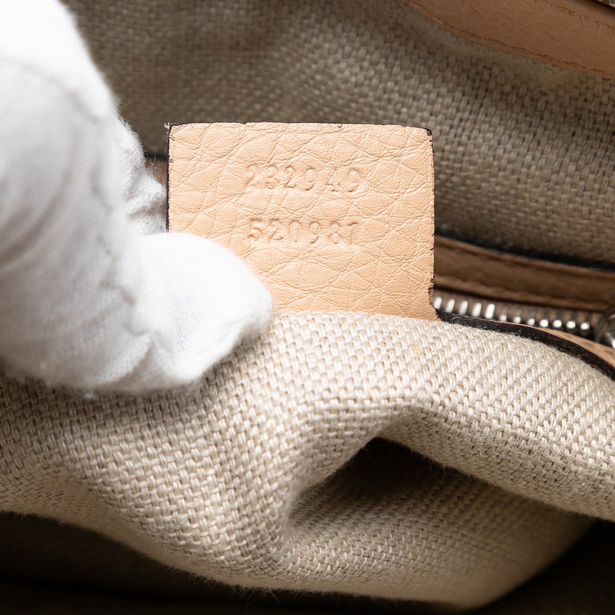 Large GG Canvas Icon Bit Satchel - Image 6