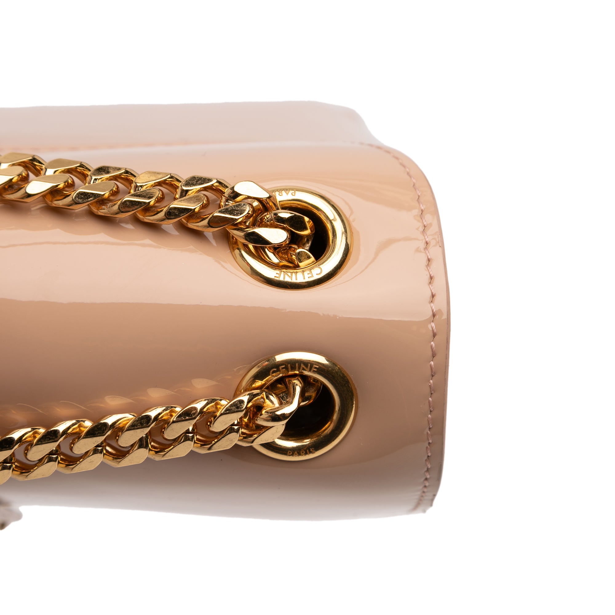 Teen Patent Triomphe Victoire Chain Shoulder Bag - Image 7