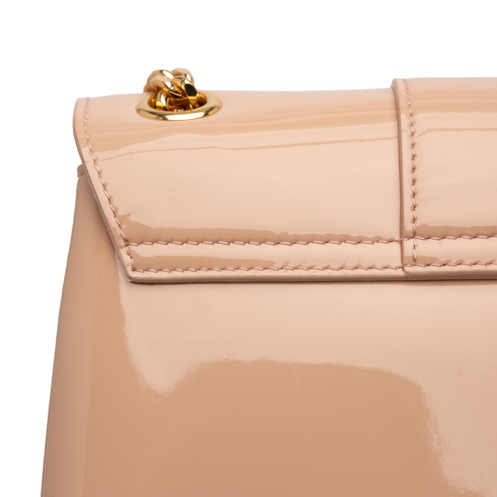 Teen Patent Triomphe Victoire Chain Shoulder Bag - Image 8