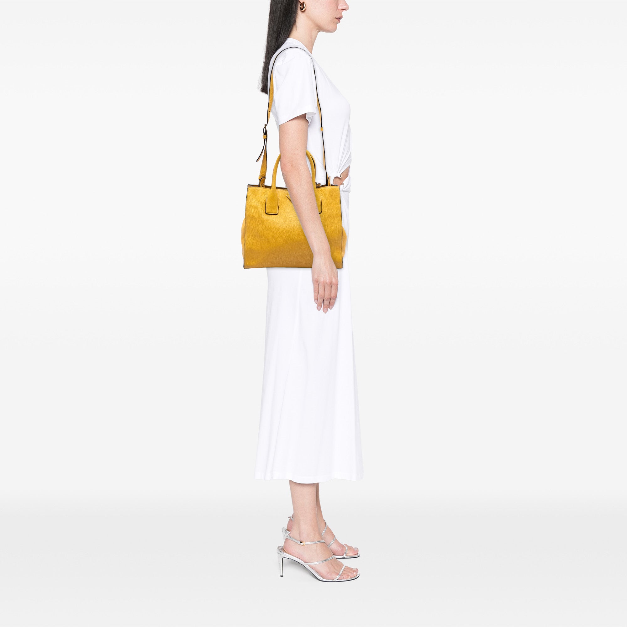 Vitello Daino Open Convertible Tote - Image 6