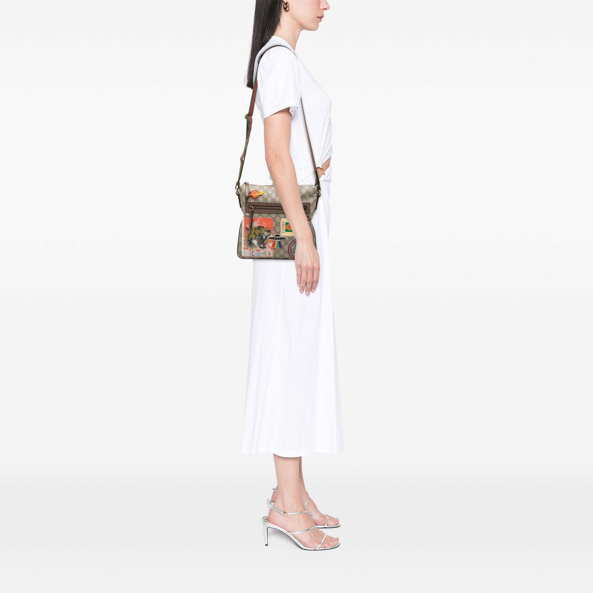 GG Supreme Web Courrier Crossbody - Image 7