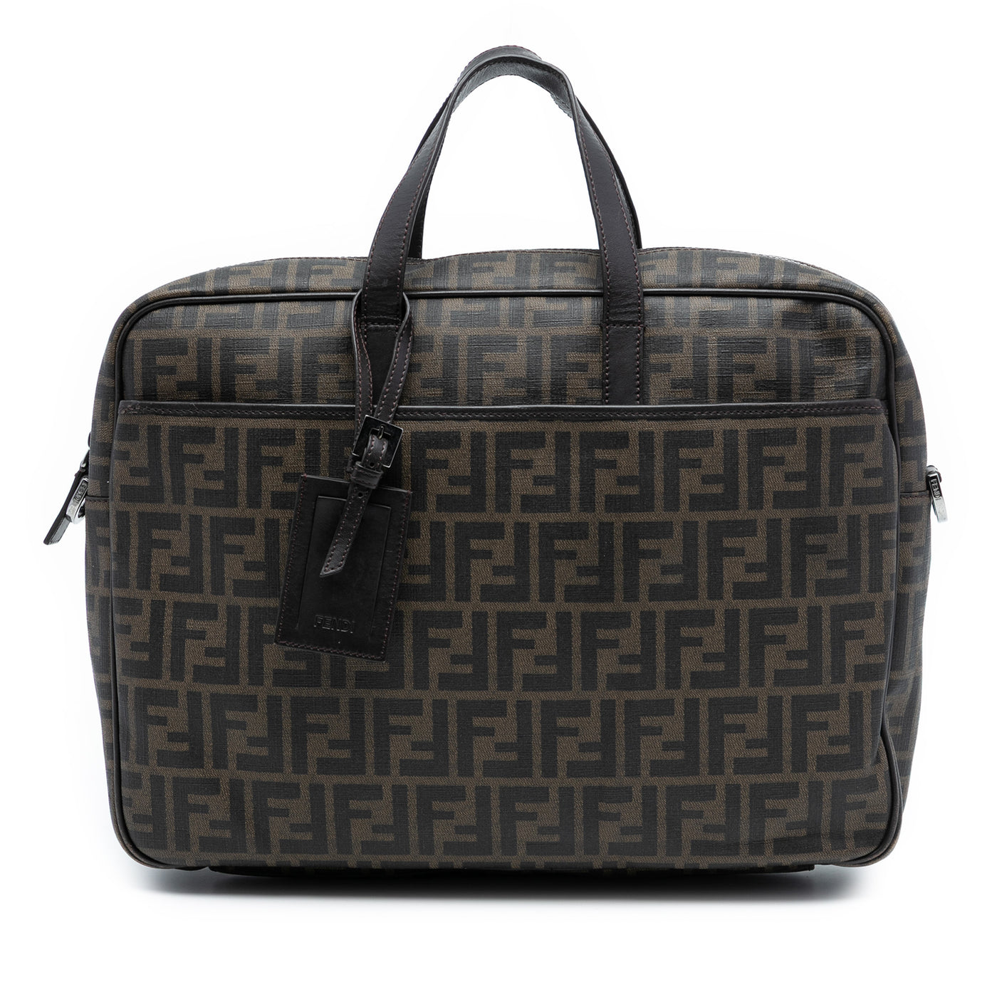 Zucca Coated Canvas Business Bag - Image 1