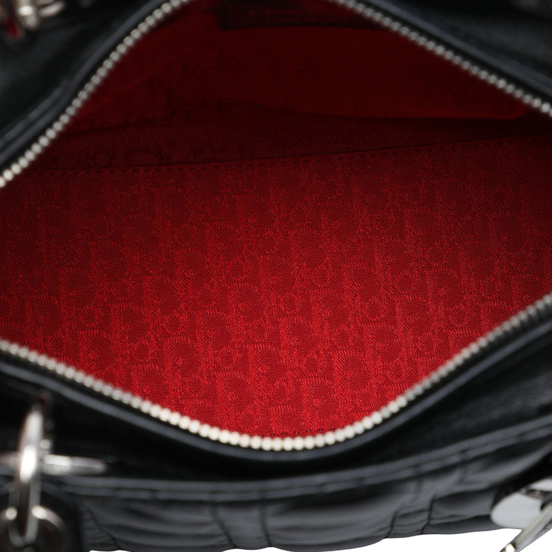 Medium Lambskin Cannage Lady Dior - Image 4
