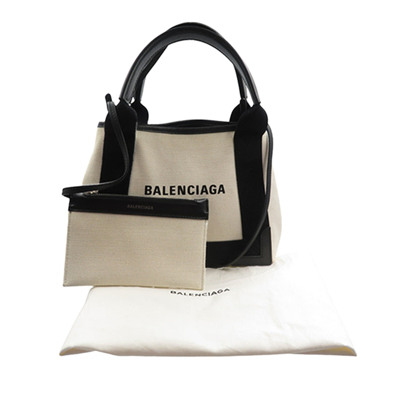 Canvas Navy Cabas XS - Image 11