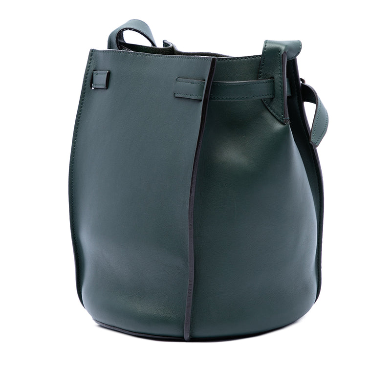 Leather Big Bag Bucket Crossbody - Image 2