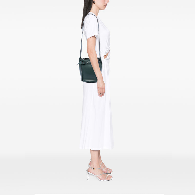 Leather Big Bag Bucket Crossbody - Image 6