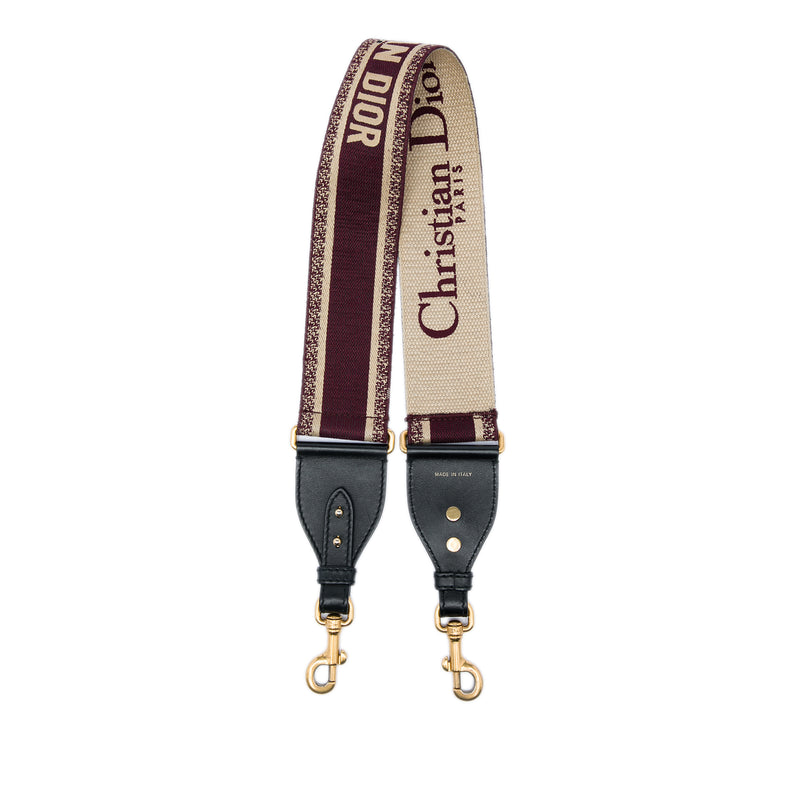 Embroidered Canvas Bag Strap - Image 2