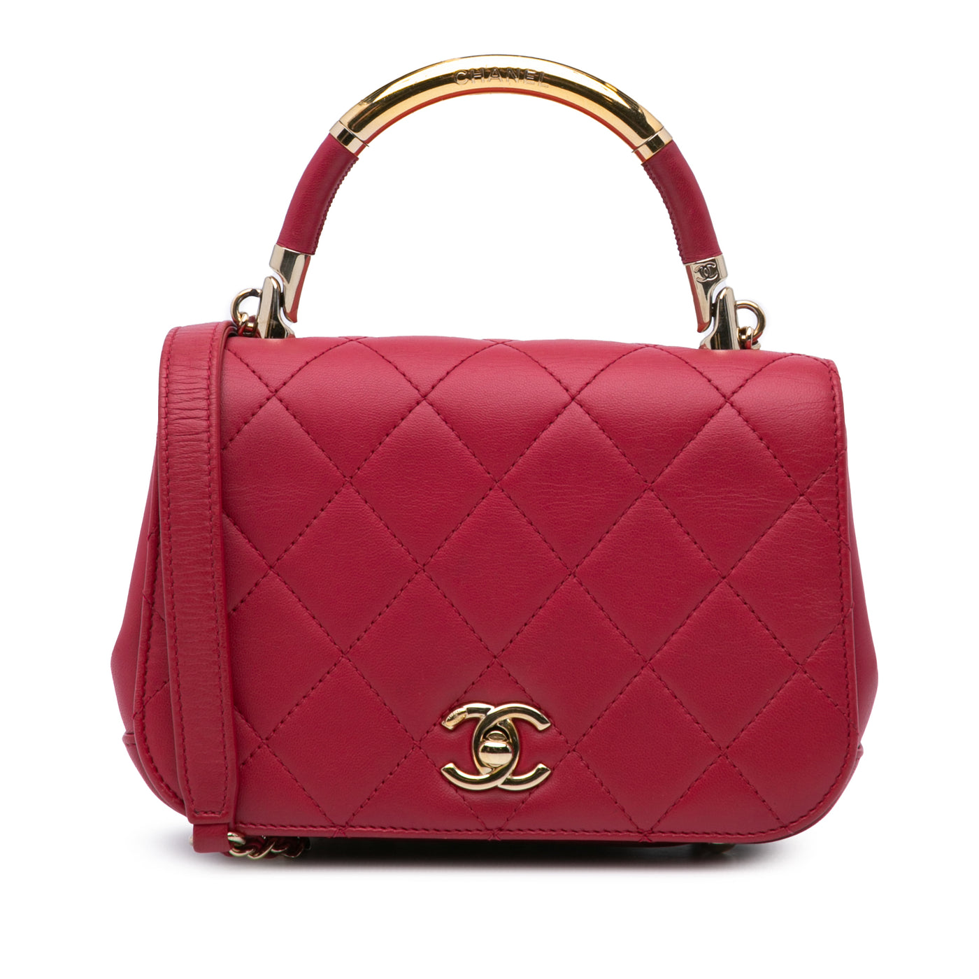 Mini Quilted Lambskin Carry Chic Flap - Image 1