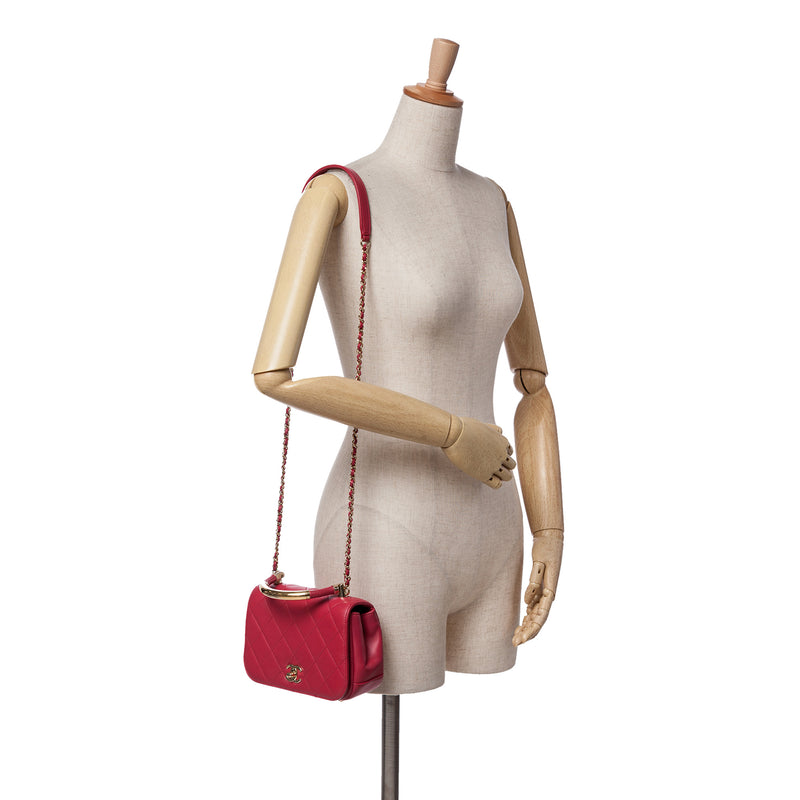 Mini Quilted Lambskin Carry Chic Flap - Image 11
