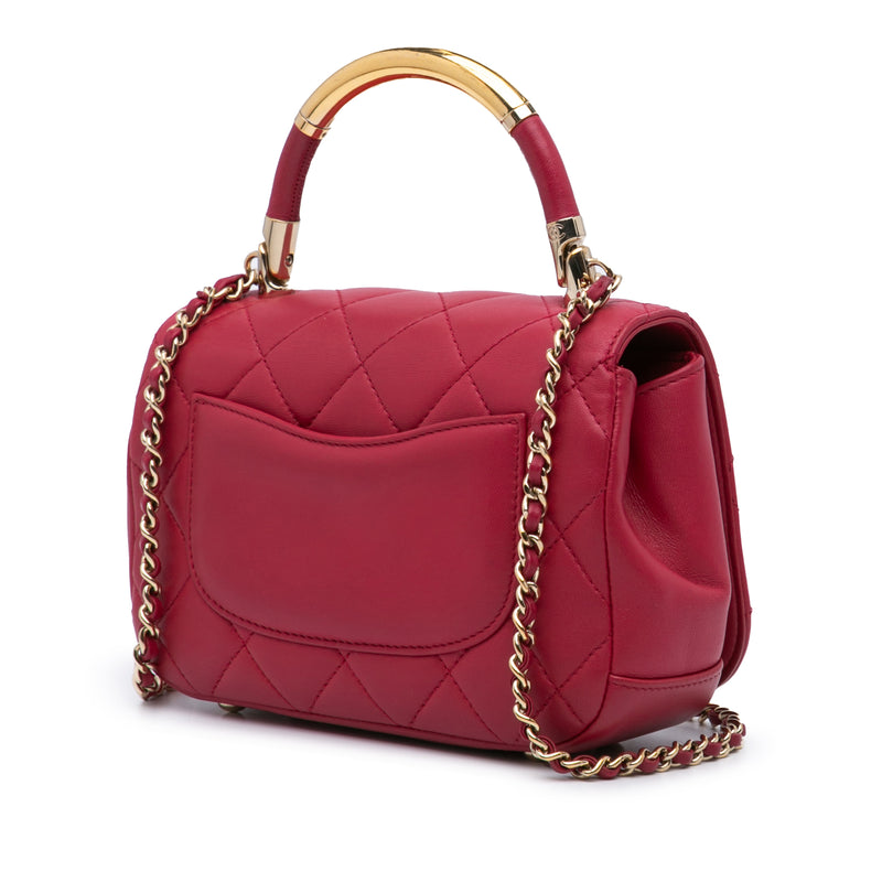 Mini Quilted Lambskin Carry Chic Flap - Image 2