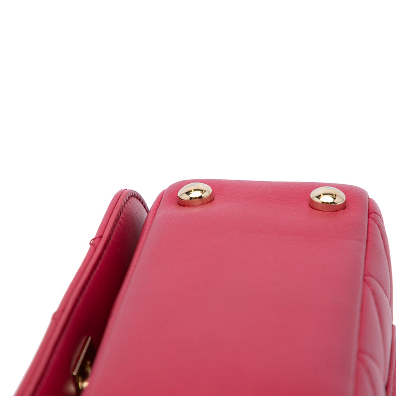 Mini Quilted Lambskin Carry Chic Flap - Image 9