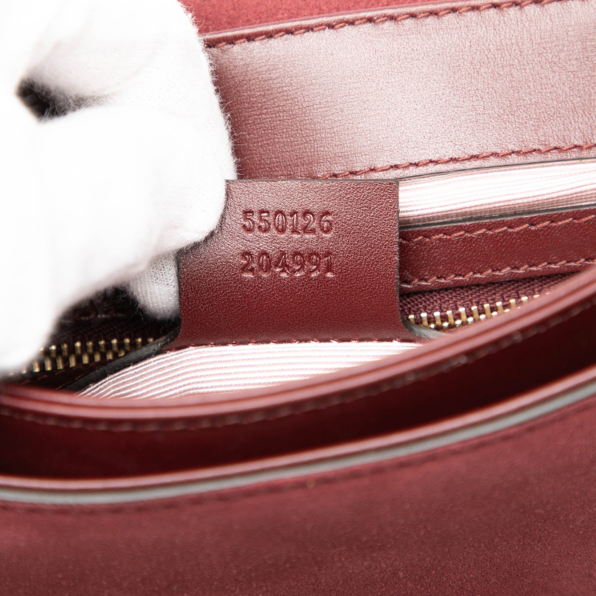 Medium Suede Arli Crossbody - Image 6