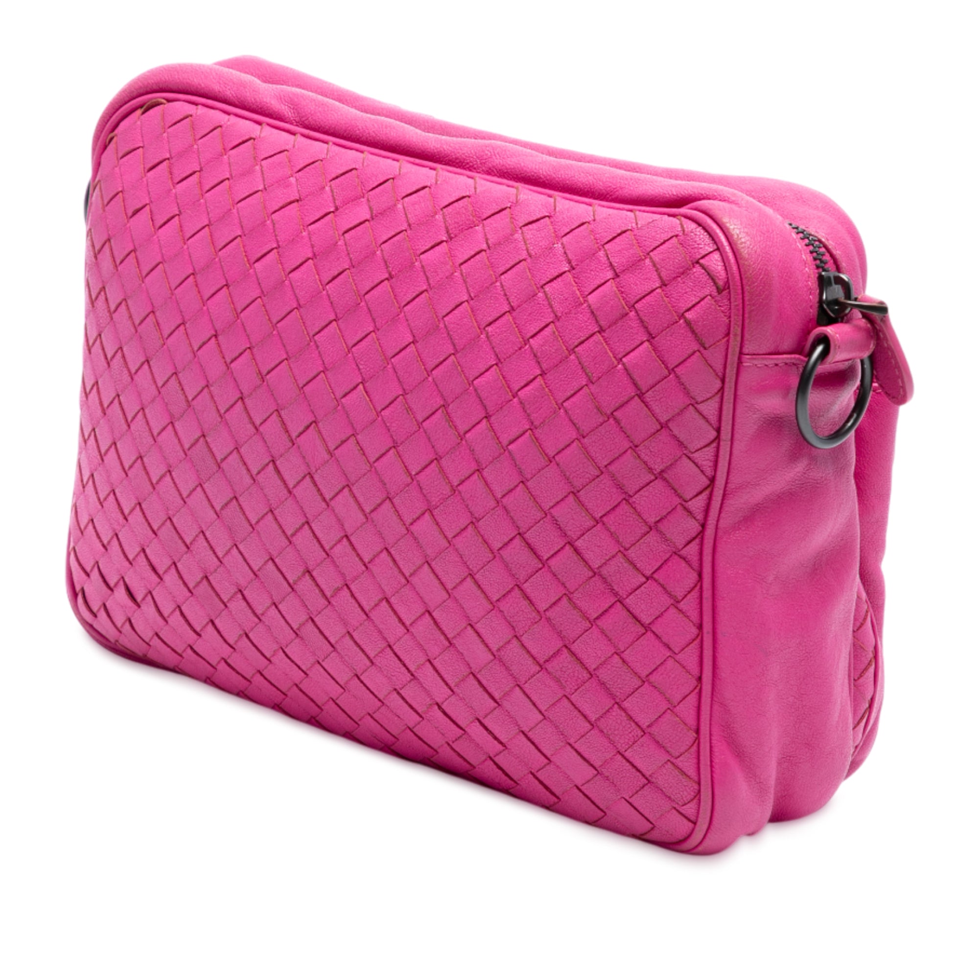 Nappa Intrecciato Front Pocket Messenger Bag - Image 2