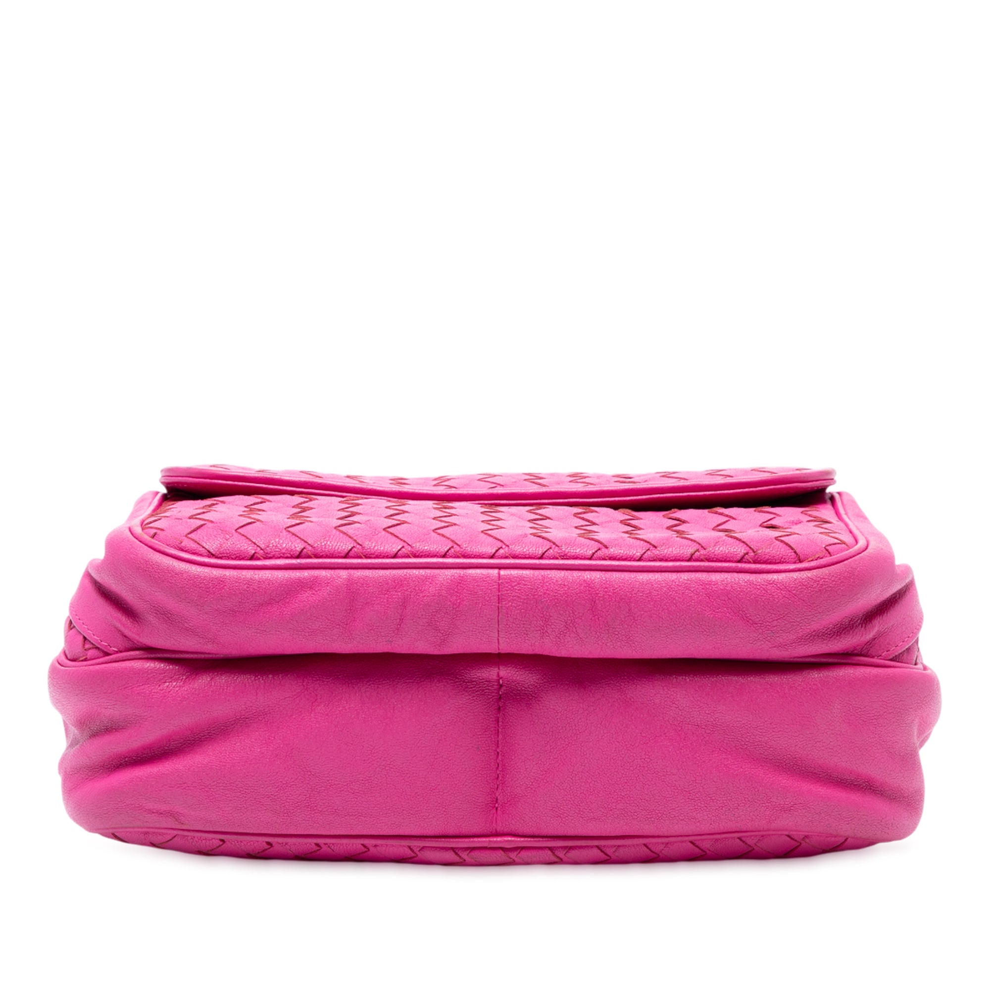 Nappa Intrecciato Front Pocket Messenger Bag - Image 3
