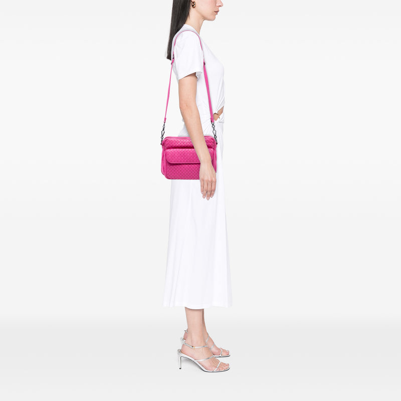 Nappa Intrecciato Front Pocket Messenger Bag - Image 7