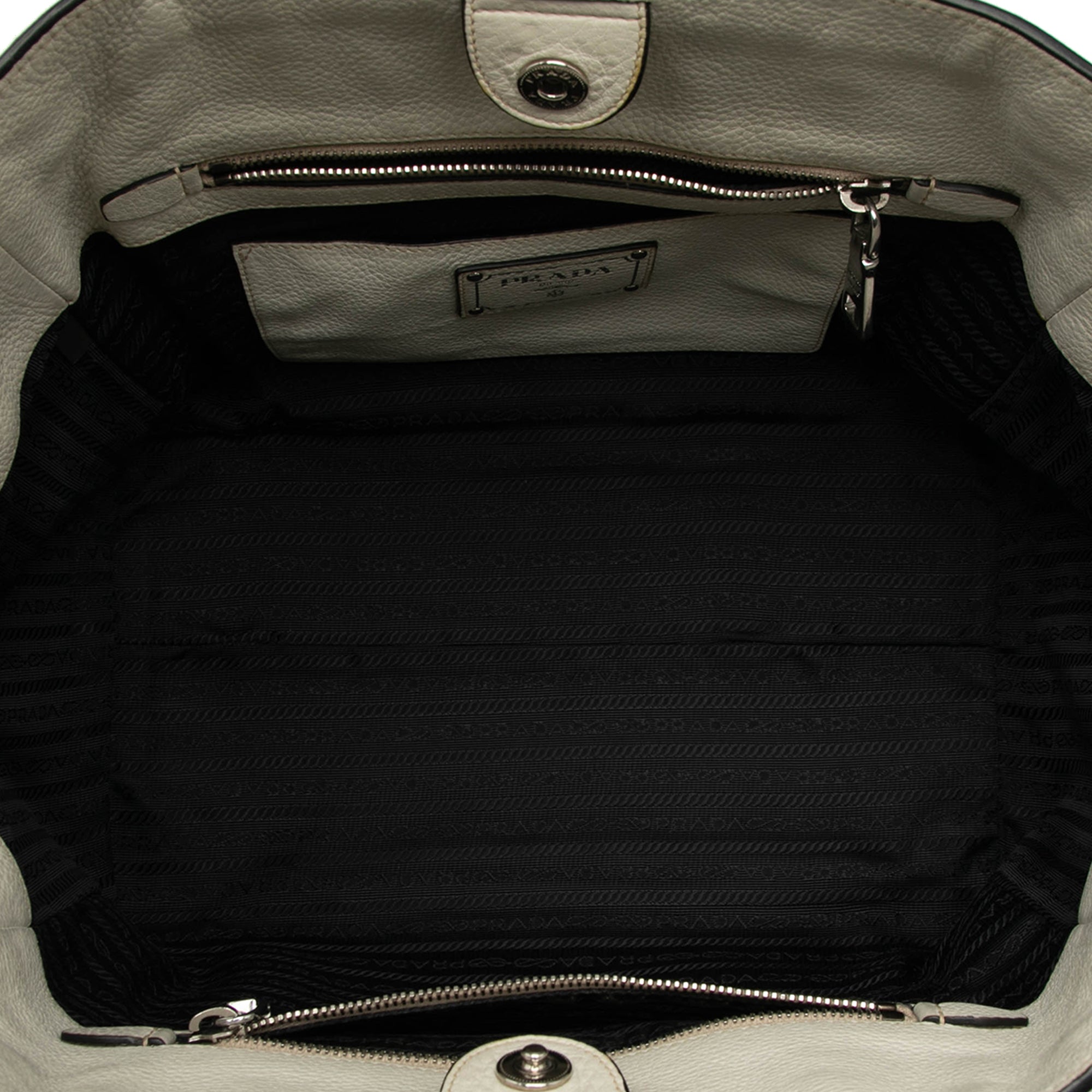 Vitello Daino Front Pocket Open Convertible Tote - Image 4