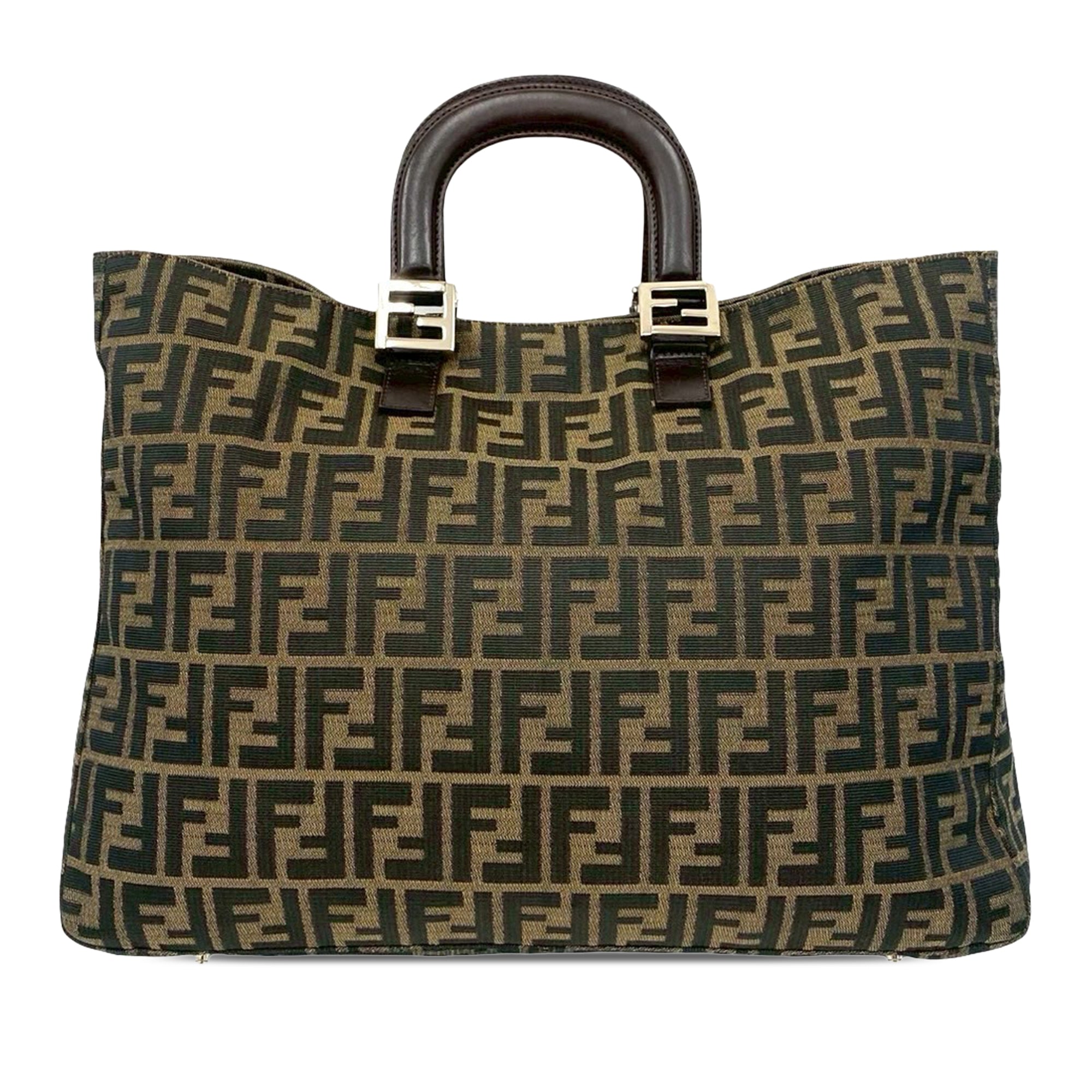 Large Zucca Canvas Twins Tote - Image 1