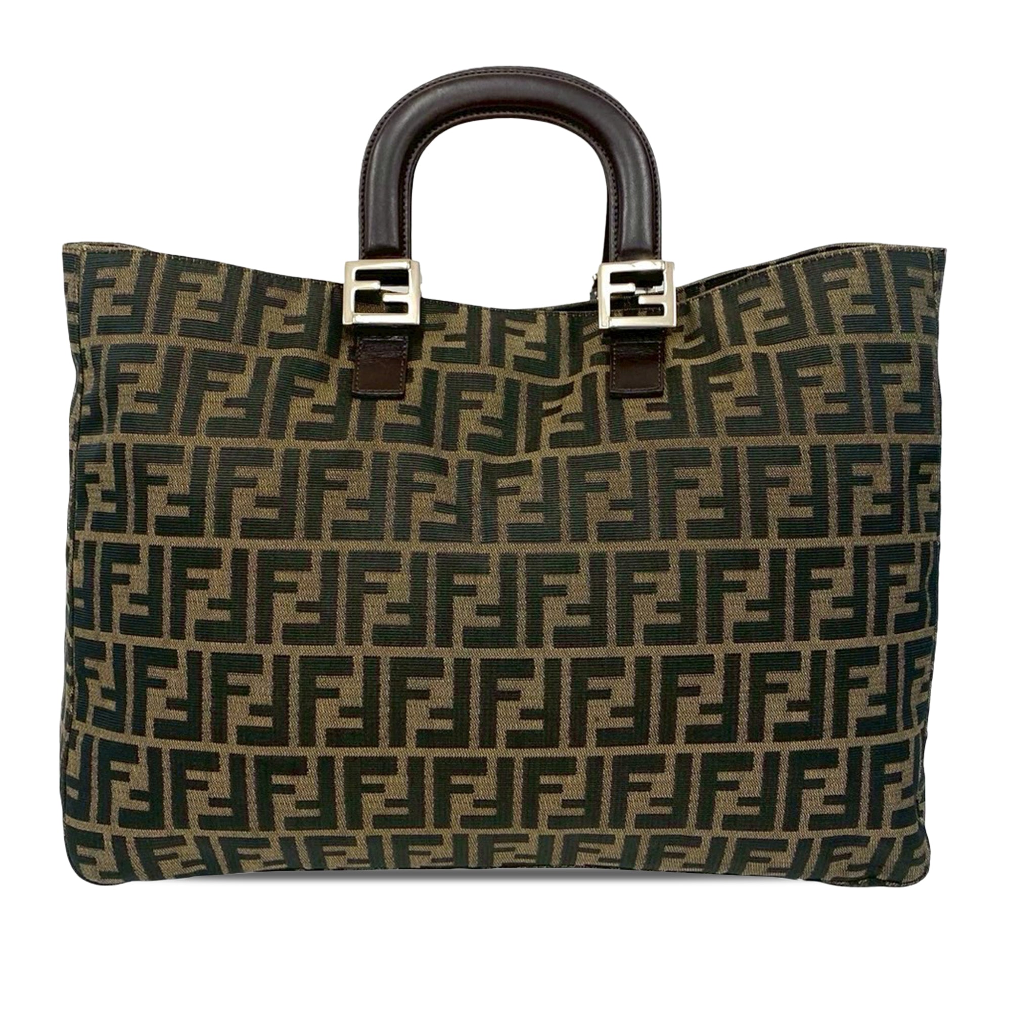 Large Zucca Canvas Twins Tote - Image 2