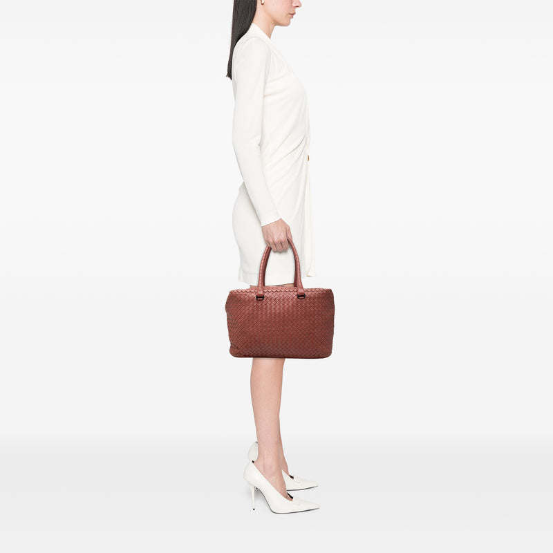 Nappa Intrecciato Brick Tote - Image 6