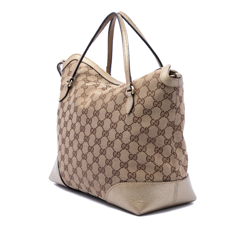 Medium GG Canvas Bree Fold Over Tote - Image 2