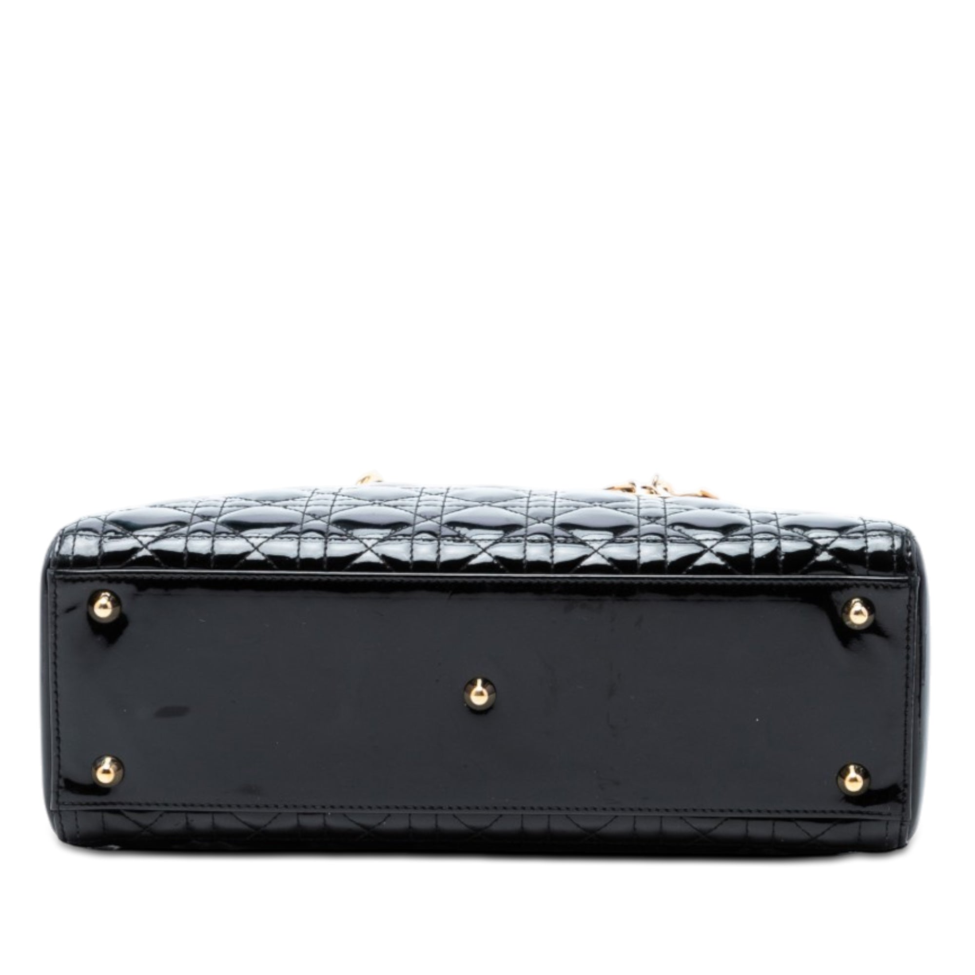 Large Patent Cannage Lady Dior - Image 3
