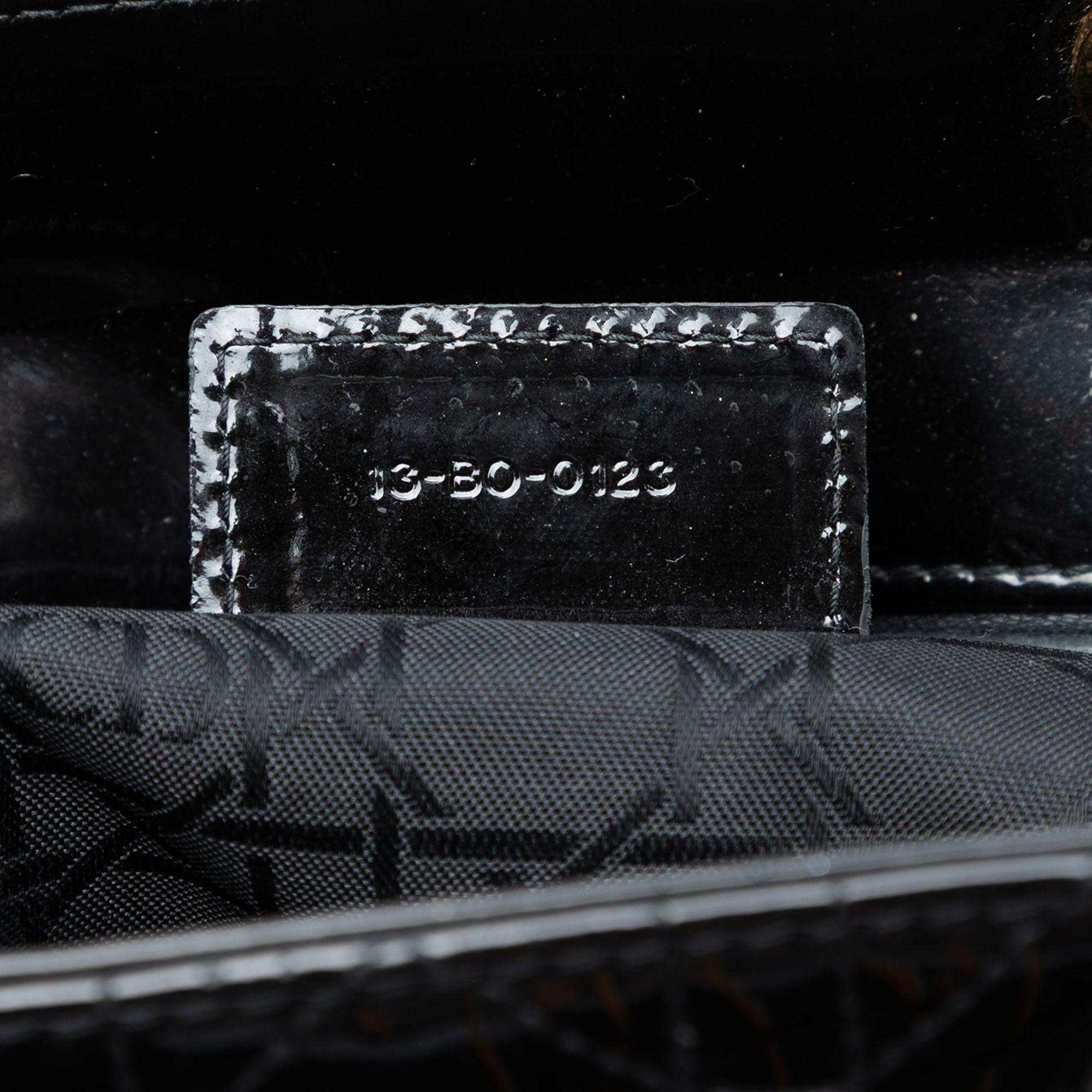 Large Patent Cannage Lady Dior - Image 5