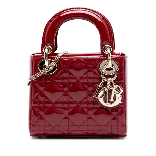 Mini Patent Cannage Lady Dior - Image 1
