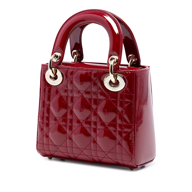 Mini Patent Cannage Lady Dior - Image 2