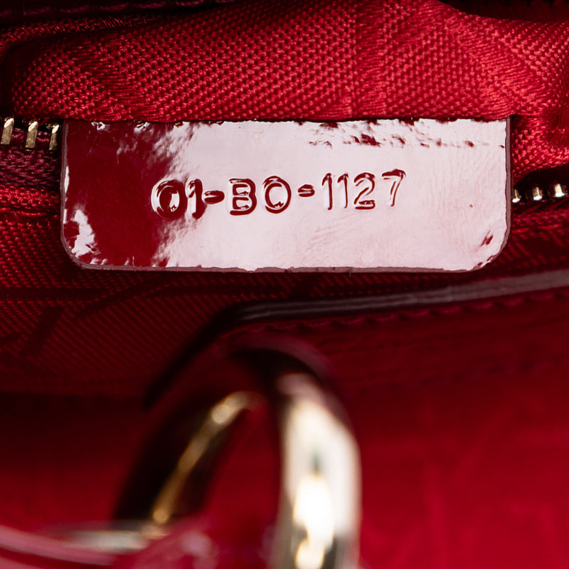 Mini Patent Cannage Lady Dior - Image 6