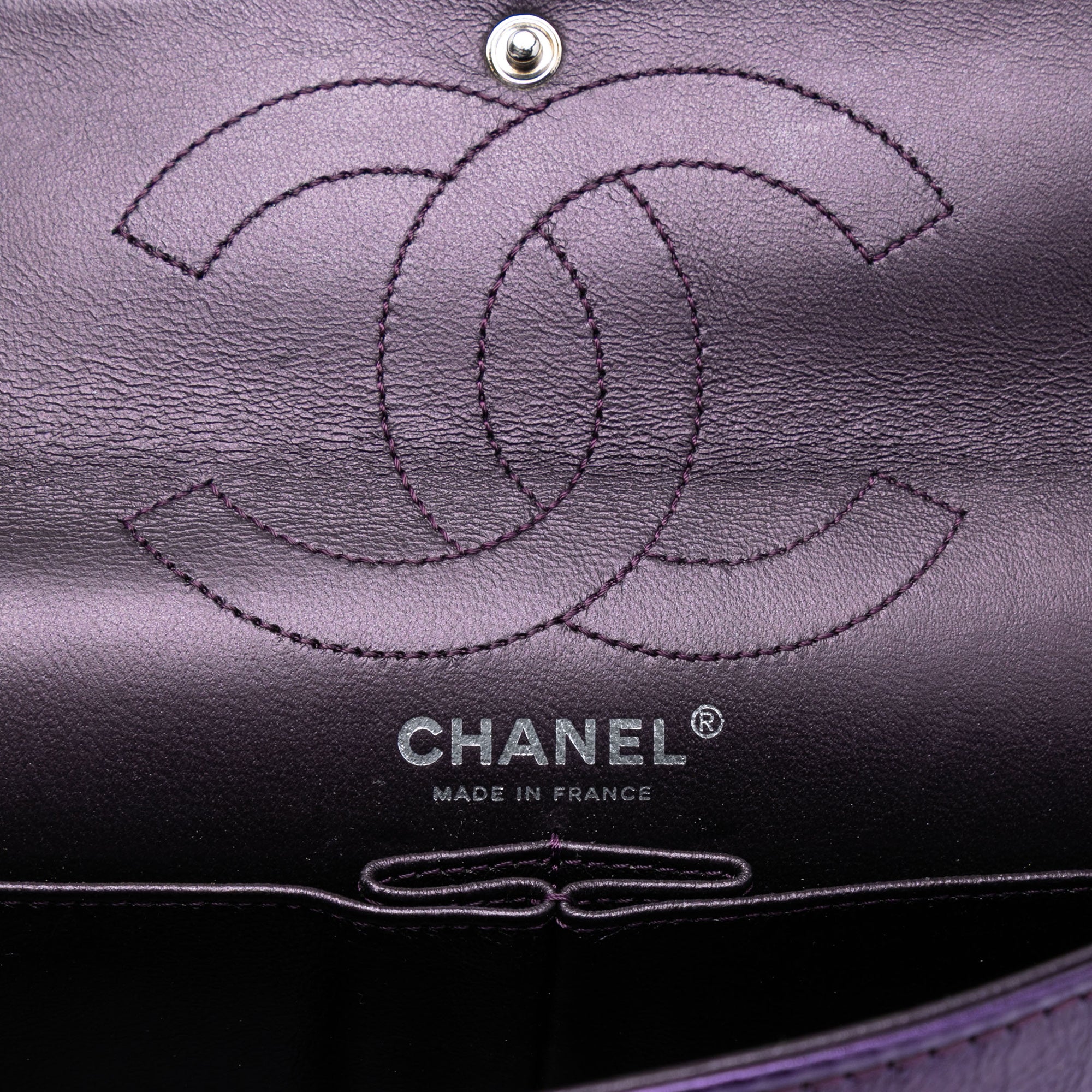 Quilted Metallic Calfskin Reissue 2.55 Double Flap 226 - Image 5