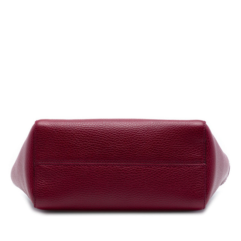 Mini Leather Swing Satchel - Image 3