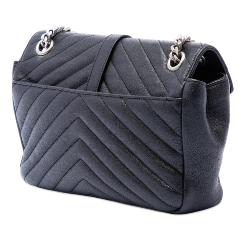 Medium Chevron Sheepskin Monogram College Punk Shoulder Bag - Image 2