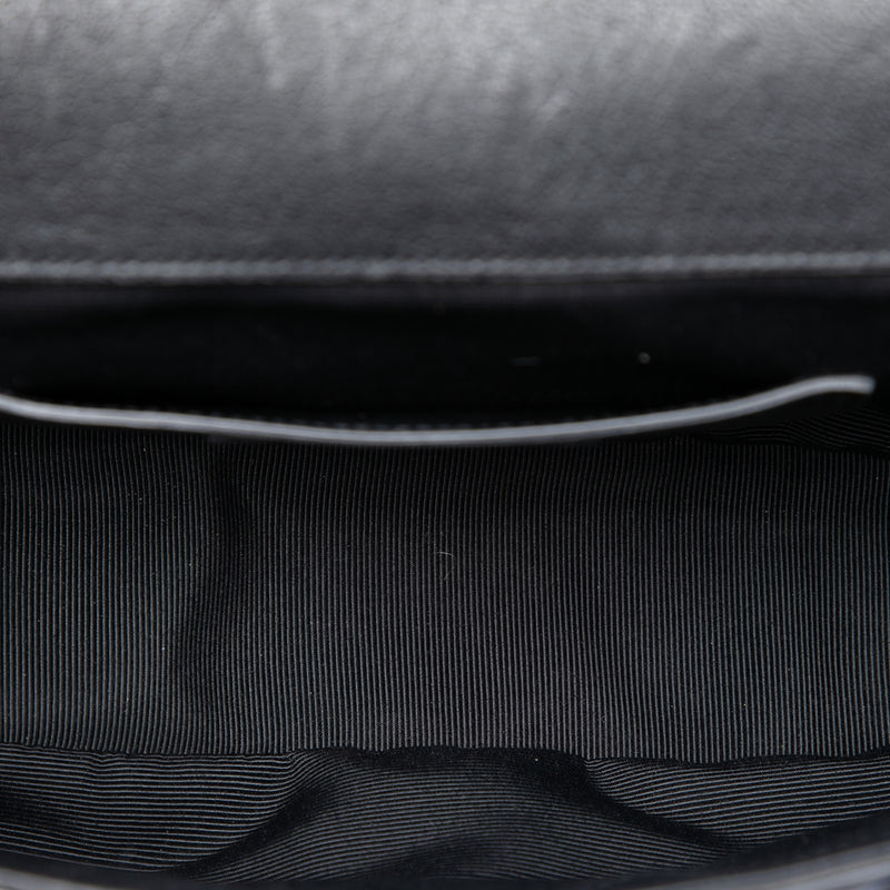 Medium Chevron Sheepskin Monogram College Punk Shoulder Bag - Image 4