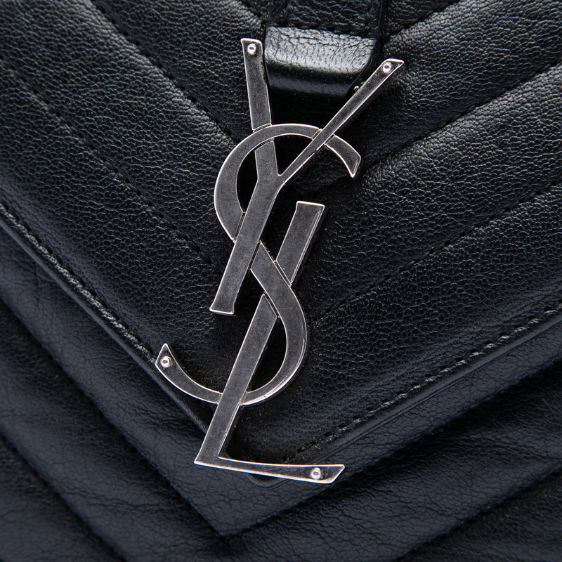 Medium Chevron Sheepskin Monogram College Punk Shoulder Bag - Image 5