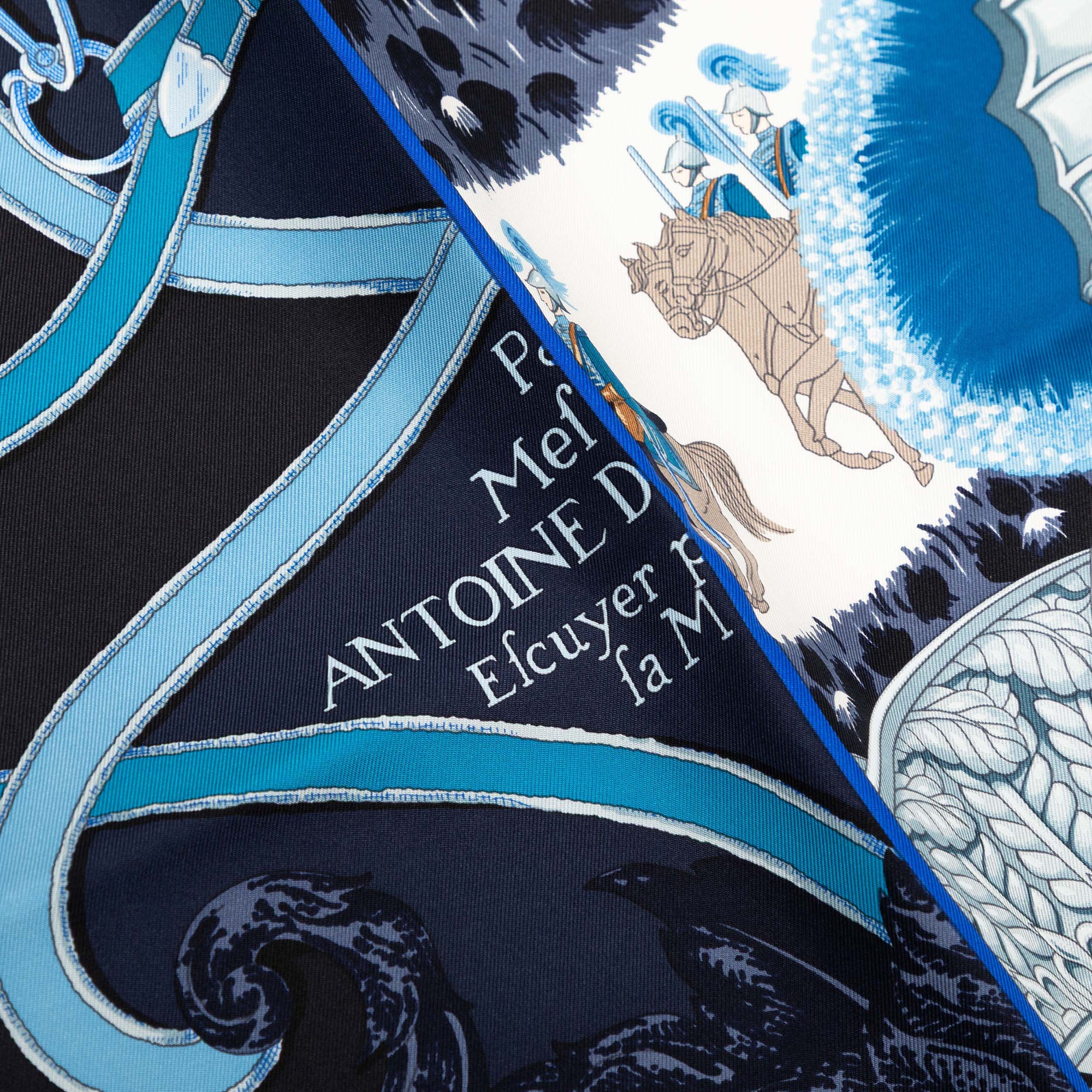 Par Mefsire Antoine De Plvvinel Silk Scarf 90 - Image 3
