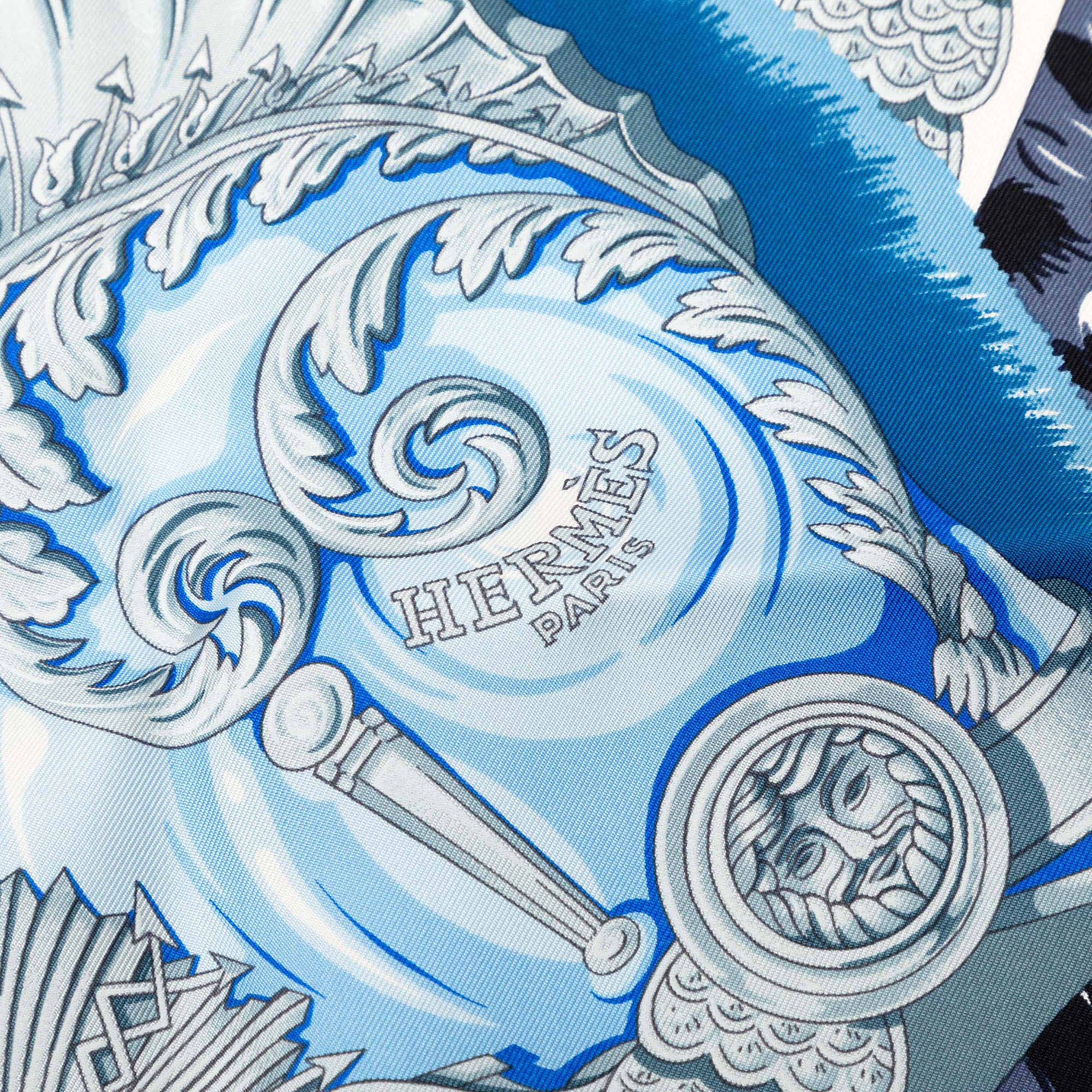 Par Mefsire Antoine De Plvvinel Silk Scarf 90 - Image 5