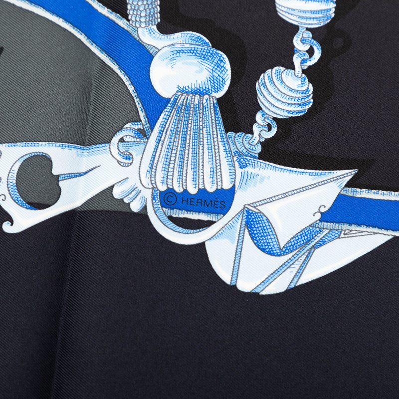 Par Mefsire Antoine De Plvvinel Silk Scarf 90 - Image 6