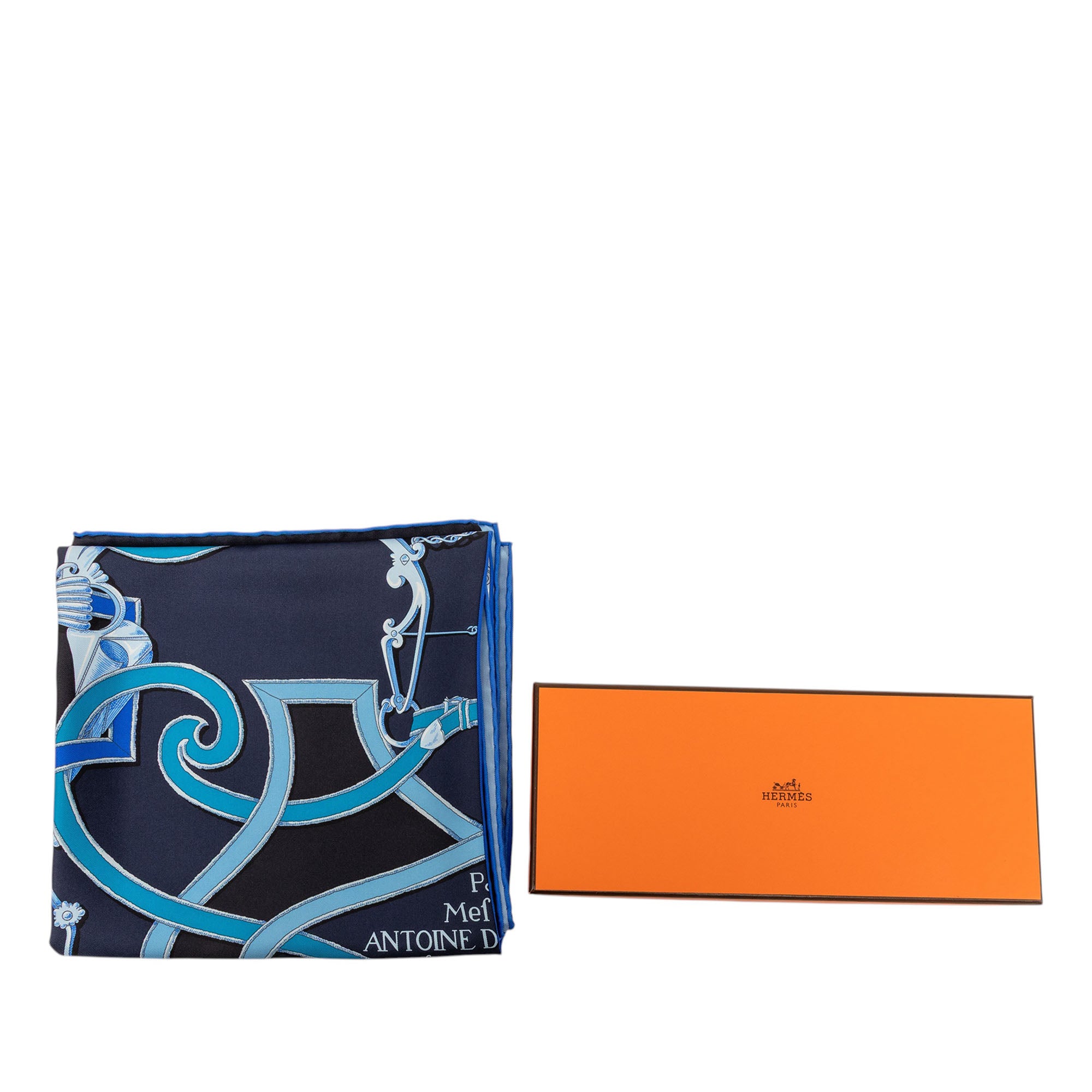Par Mefsire Antoine De Plvvinel Silk Scarf 90 - Image 8